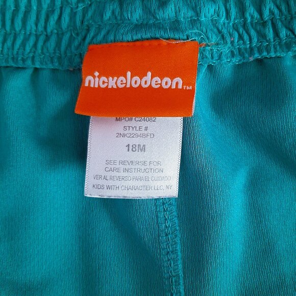 Baby Girl's Nickelodeon Green & Pink Shorts- Size 18M - Picture 3 of 3